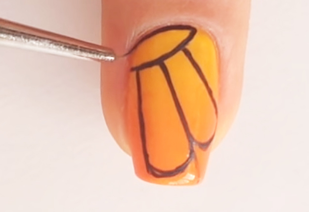 DIY-Monarch-Butterfly-Nail-Art-10