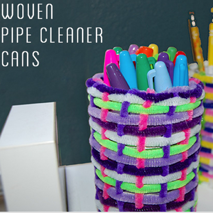 Cool DIY Room Decor For Teens | Pipe Cleaner Cans