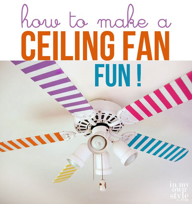 Cute DIY Room Decor Ideas for Teens - DIY Bedroom Projects for Teenagers -Ceiling Fan Decor