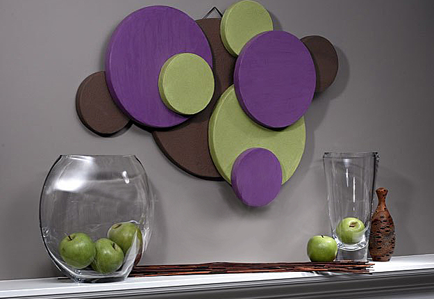 DIY Craft Projects for Wall Art - Hanging Disc Wall Art Ideas