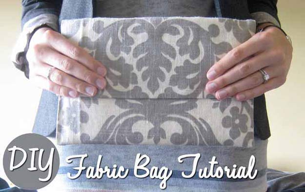 Cool Crafts for Teen Girls - Best DIY Projects for Teenage Girls - Simple Fabric Bag #teencrafts #diyteens #coolcrafts #crafts #diyideas