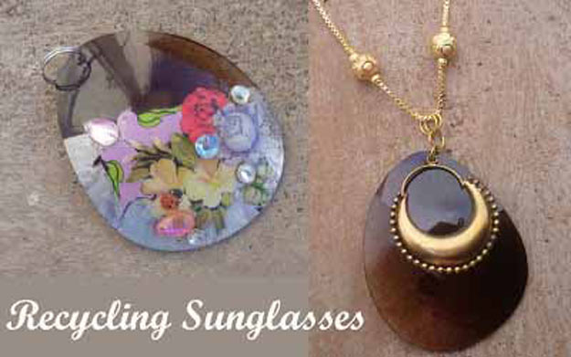 Cool Crafts for Teen Girls - Best DIY Projects for Teenage Girls - Sunglasses Pendant #teencrafts #diyteens #coolcrafts #crafts #diyideas