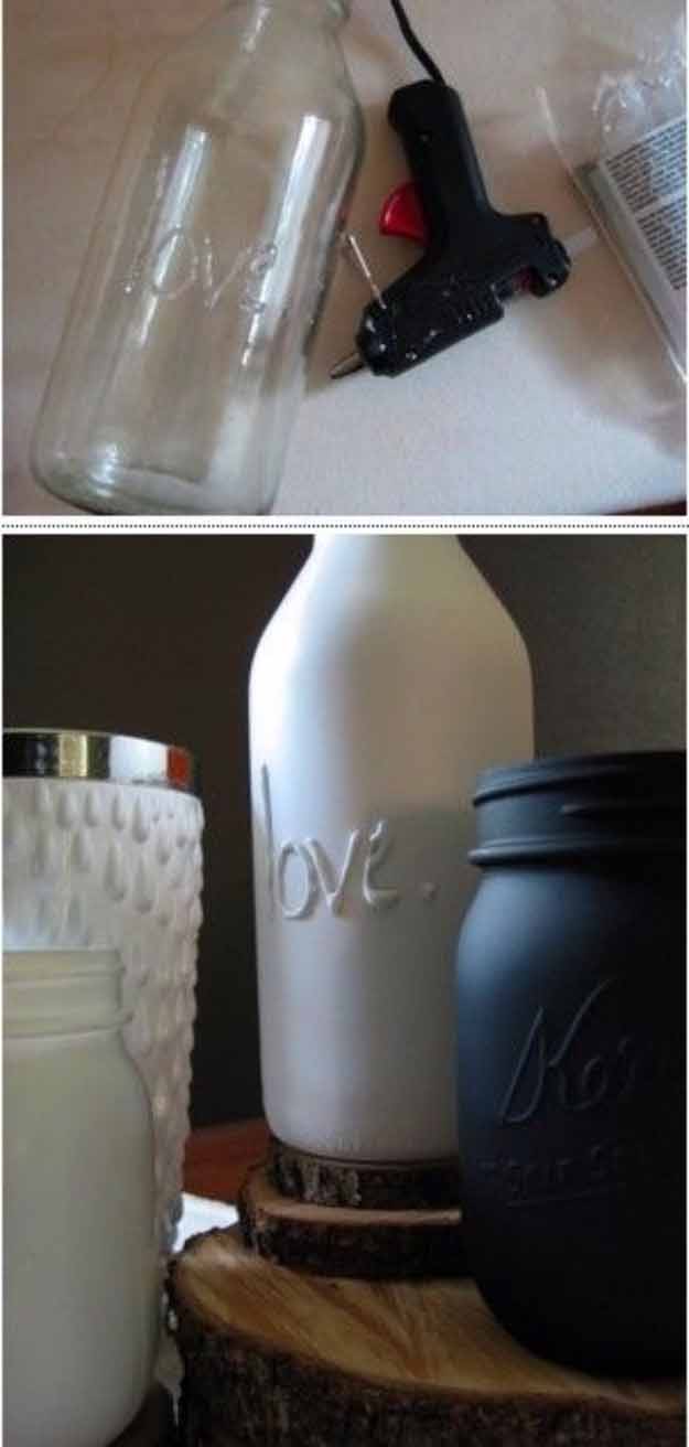 Cool Crafts You Can Make for Less than 5 Dollars | Cheap DIY Projects Ideas for Teens, Tweens, Kids and Adults | Letter Bottles With a Hot Glue Gun 