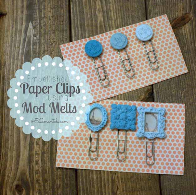 Cool Crafts You Can Make for Less than 5 Dollars | Cheap DIY Projects Ideas for Teens, Tweens, Kids and Adults | Mod Melts Paper Clips #teencrafts #cheapcrafts #crafts/