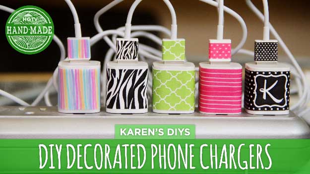Cool DIY Ideas for Your iPhone iPad Tablets & Phones | Fun Projects for Chargers, Cases and Headphones | DIY Decorated iPhone Chargers #diygadgets #stem #techtoys #iphone