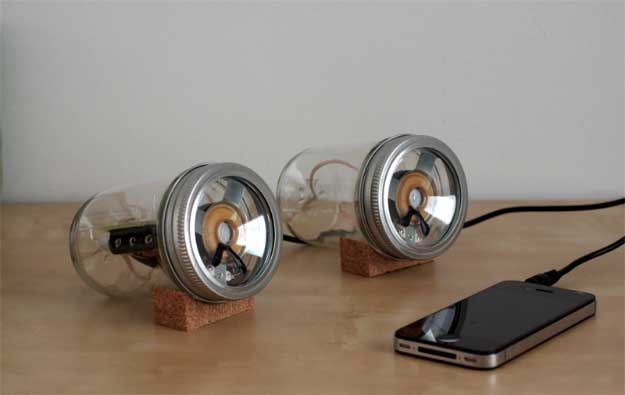 Cool DIY Ideas for Your iPhone iPad Tablets & Phones | Fun Projects for Chargers, Cases and Headphones | Mason Jar iPhone / iPad Speakers #diygadgets #stem #techtoys #iphone
