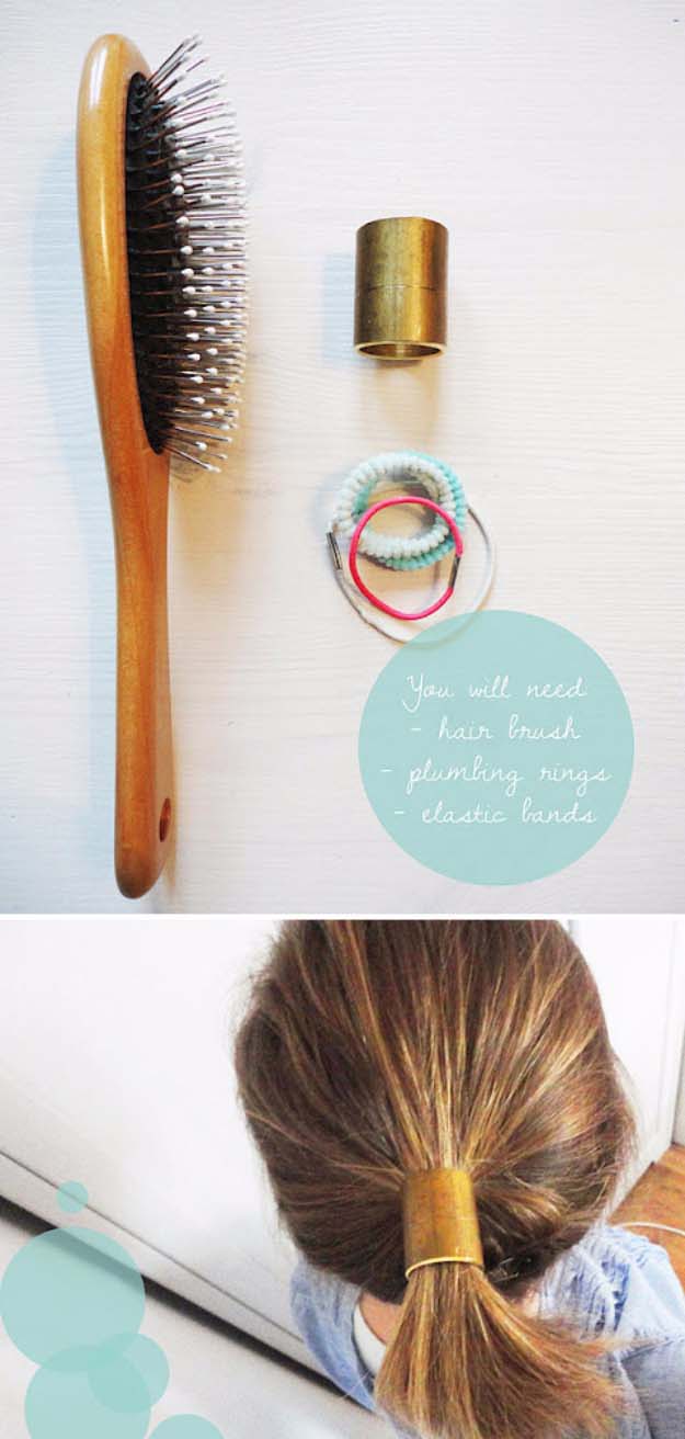 Fun DIY Jewelry Ideas | Cool Homemade Jewelry Tutorials for Adults and Teens | Awesome Bracelets, Necklaces, Earrings and Accessories You Can Make At Home | The Ponytail Cuff 