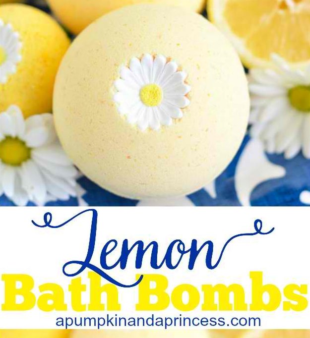 Homemade DIY Bath Bombs | Lemon Bath Bombs Tutorial Like Lush | Pretty and Cheap DIY Gifts | DIY Projects and Crafts by DIY JOY