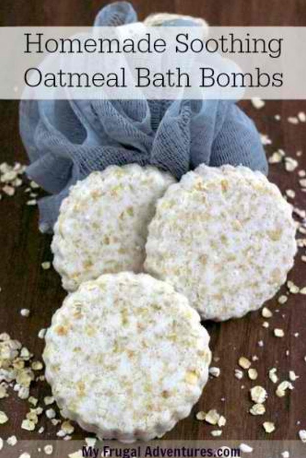 Homemade DIY Bath Bombs | Oatmeal Bath Bombs Tutorial Like Lush | Pretty and Cheap DIY Gifts | DIY Projects and Crafts by DIY JOY