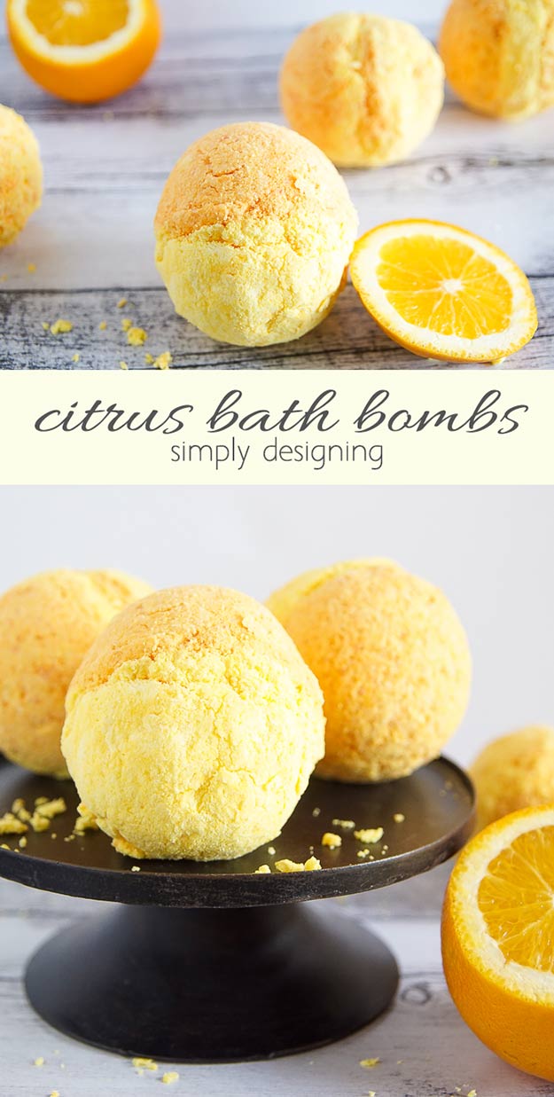 Homemade DIY Bath Bombs | Citrus Bath Bombs Tutorial Like Lush | Pretty and Cheap DIY Gifts | DIY Projects and Crafts by DIY JOY