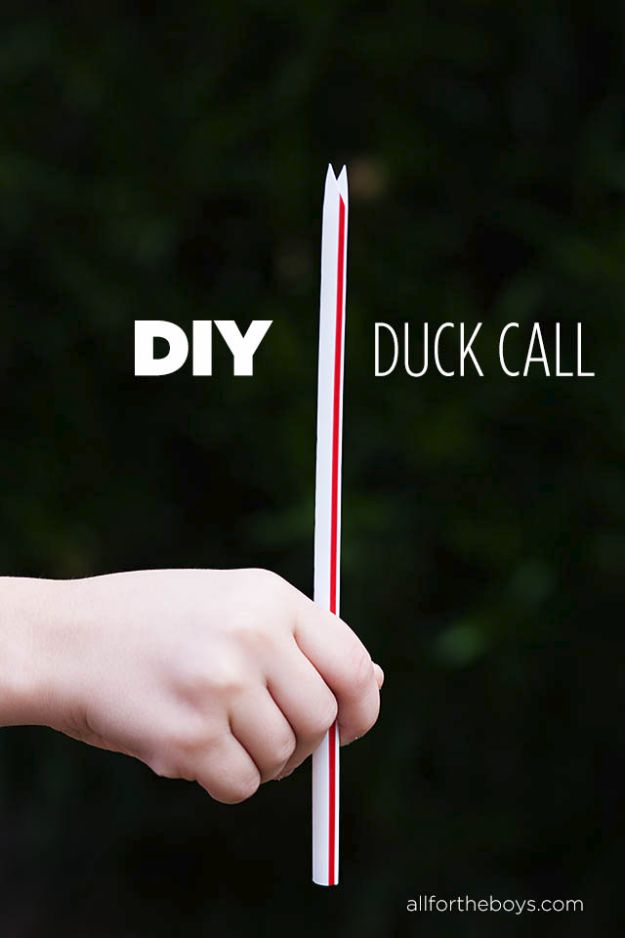 Cool DIY Crafts for Teens - DIY Duck Call - Boys and Girls Love These Cool DIY Projects and Crafts Ideas - Fun Decor and Awesome Stuff To Make 
