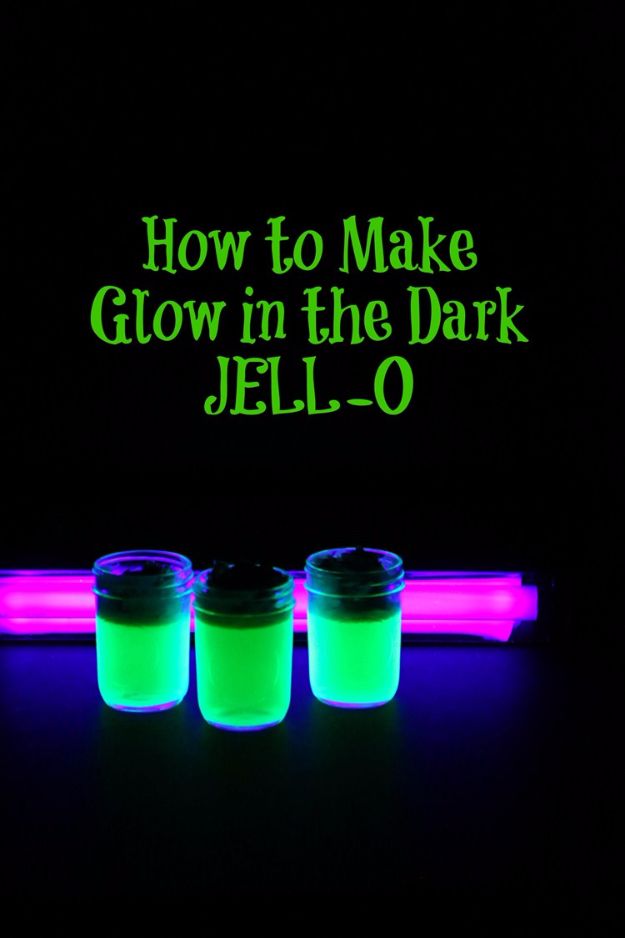 Cool Crafts for Teens Boys and Girls - Glow in the Dark Jello - Creative, Awesome Teen DIY Projects and Fun Creative Crafts for Tweens 