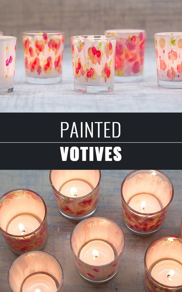 DIY Teen Room Decor Ideas for Girls | Painted Votives | Cool Bedroom Decor, Wall Art & Signs, Crafts, Bedding, Fun Do It Yourself Projects and Room Ideas for Small Spaces #diydecor #teendecor #roomdecor #teens #girlsroom
