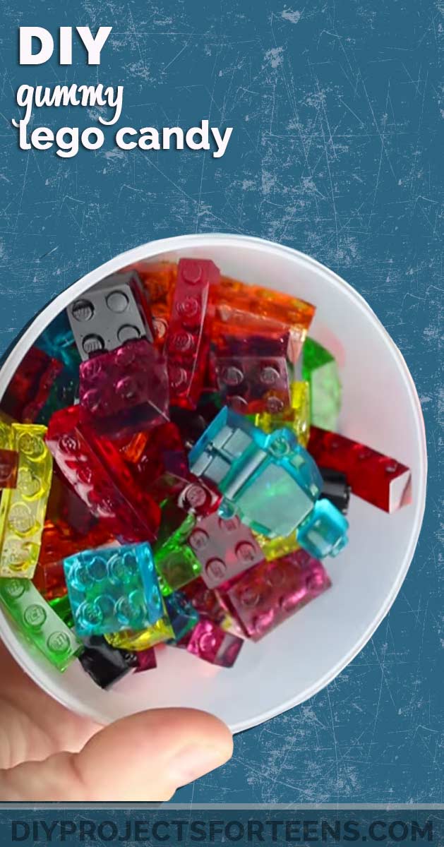 DIY Gummy Lego Candy Tutorial - Cool DIY Projects for Teen Boys and Girls - Fun Step by Step Video Tutorial and Instructions