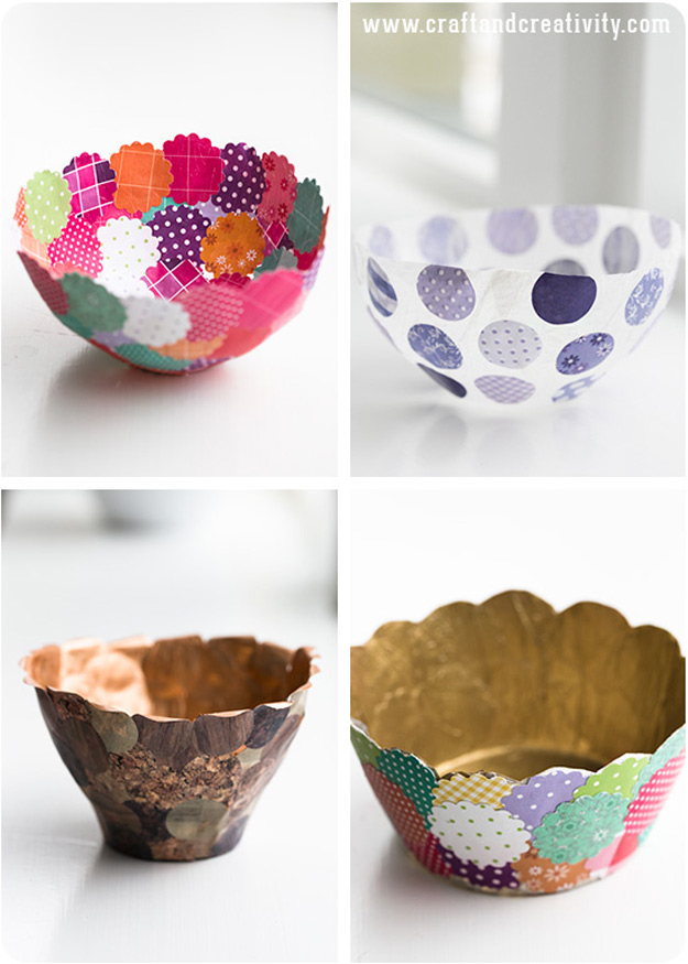 Cool DIY Ideas for Fun and Easy Crafts - DIY Paper Bowls Make Easy and Cheap Home Decor Ideas - DIY Moon Pendant for Easy DIY Lighting in Teens Rooms - Dip Dyed String Wall Hanging - DIY Mini Easel Makes Fun DIY Room Decor Idea - Awesome Pinterest DIYs that Are Not Impossible To Make - Creative Do It Yourself Craft Projects for Adults, Teens and Tweens #diyteens #teencrafts #funcrafts #fundiy #diyideas 