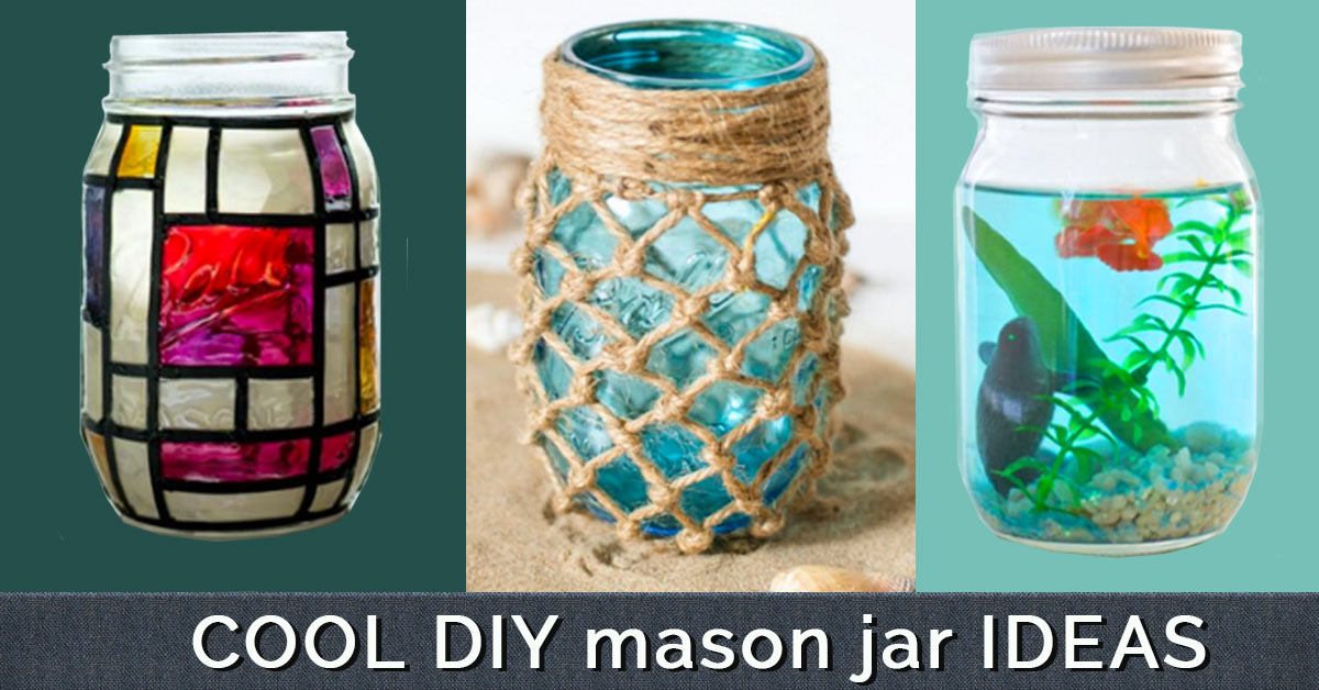 Cute DIY Mason Jar Ideas -- Fun Crafts, Creative Room Decor, Homemade Gifts, Creative Home Decor Projects and DIY Mason Jar Lights - Cool Crafts for Teens and Tween Girls http://stage.diyprojectsforteens.com/cute-diy-mason-jar-crafts