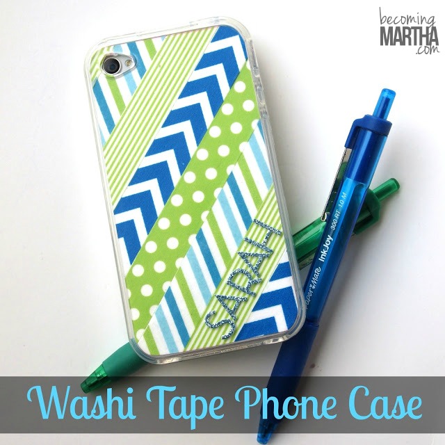 Washi Tape Crafts - Washi Tape Phone Case - Wall Art, Frames, Cards, Pencils, Room Decor and DIY Gifts, Back To School Supplies - Creative, Fun Craft Ideas for Teens, Tweens and Teenagers - Step by Step Tutorials and Instructions #washitape #crafts #cheapcrafts #teencrafts