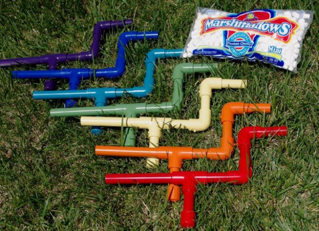Crafts to Make and Sell - DIY Marshmallow Shooters - Cool and Cheap Craft Projects and DIY Ideas for Teens and Adults to Make and Sell - Fun, Cool and Creative Ways for Teenagers to Make Money Selling Stuff to Make #teencrafts #diyideas #craftstosell