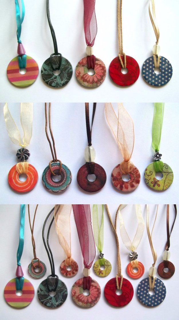 Crafts to Make and Sell - DIY Washer Necklace - Cool and Cheap Craft Projects and DIY Ideas for Teens and Adults to Make and Sell - Fun, Cool and Creative Ways for Teenagers to Make Money Selling Stuff to Make #teencrafts #diyideas #craftstosell