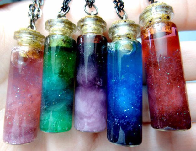 Crafts to Make and Sell - How to Make Bottled Nebula - Cool and Cheap Craft Projects and DIY Ideas for Teens and Adults to Make and Sell - Fun, Cool and Creative Ways for Teenagers to Make Money Selling Stuff to Make #teencrafts #diyideas #craftstosell