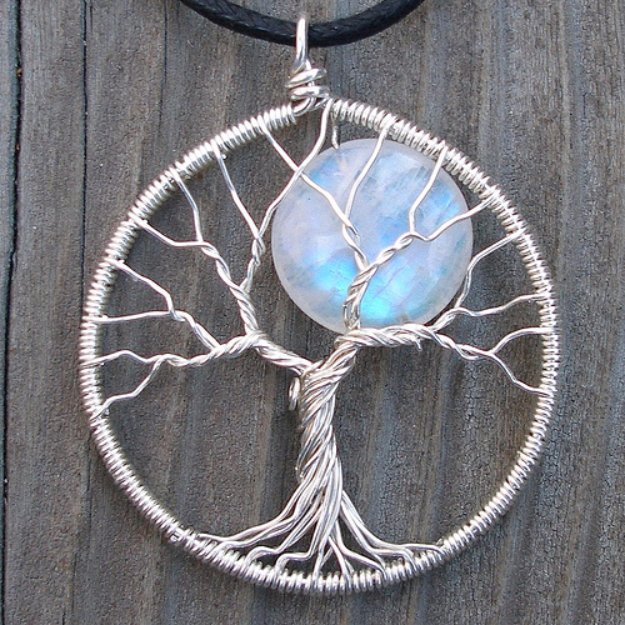 Crafts to Make and Sell - Tree of Life with Moonstone Tutorial - Cool and Cheap Craft Projects and DIY Ideas for Teens and Adults to Make and Sell - Fun, Cool and Creative Ways for Teenagers to Make Money Selling Stuff to Make #teencrafts #diyideas #craftstosell