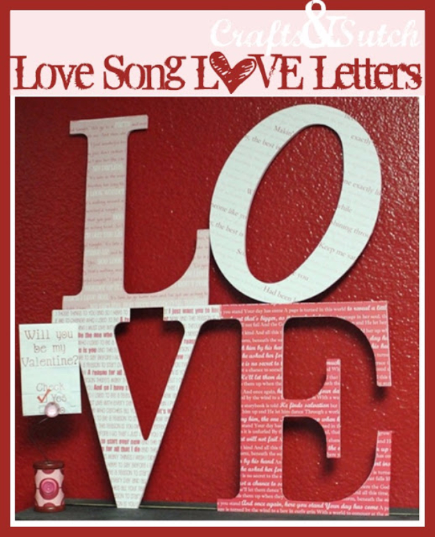 DDIY Wall Letters and Initals Wall Art - Love Song And Love Letters DIY - Cool Architectural Letter Projects for Living Room Decor, Bedroom Ideas. Girl or Boy Nursery. Paint, Glitter, String Art, Easy Cardboard and Rustic Wooden Ideas 