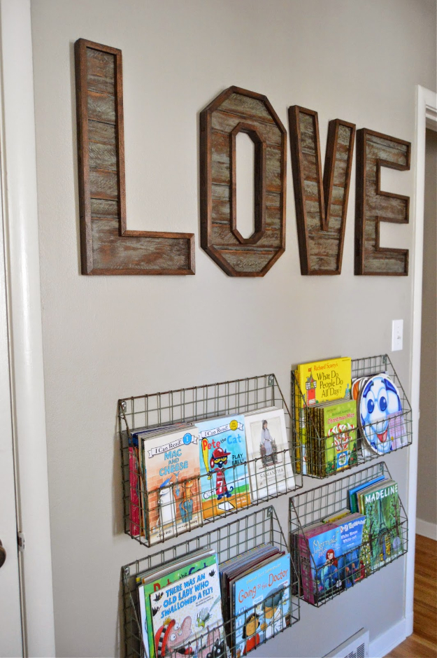 DIY Wall Letters and Initals Wall Art - Pallet Wood Letters - Cool Architectural Letter Projects for Living Room Decor, Bedroom Ideas. Girl or Boy Nursery. Paint, Glitter, String Art, Easy Cardboard and Rustic Wooden Ideas 