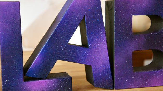 DIY Galaxy Crafts - DIY Galaxy Letters  - Galaxy DIY Projects for Your Room, Gifts, Clothes. Ideas for Painting Jewelry, Shirts, Jar Ideas, Food and Makeup. Step by Step Tutorials for Teens, Tweens and Adults