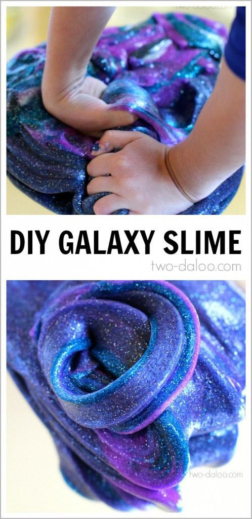 DIY Galaxy Crafts - DIY Galaxy Slime - Galaxy DIY Projects for Your Room, Gifts, Clothes. Ideas for Painting Jewelry, Shirts, Jar Ideas, Food and Makeup. Step by Step Tutorials for Teens, Tweens and Adults
