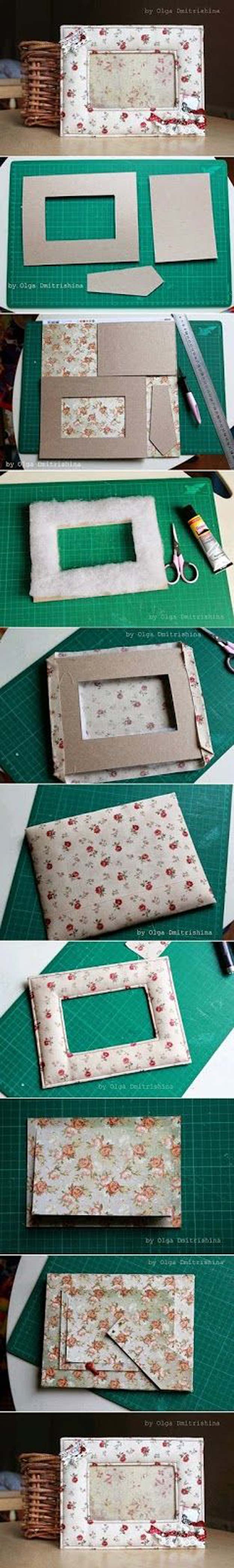 Best DIY Picture Frames and Photo Frame Ideas - Nice Soft Photo Frame - How To Make Cool Handmade Projects from Wood, Canvas, Instagram Photos. Creative Birthday Gifts, Fun Crafts for Friends and Wall Art Tutorials #diyideas #diygifts #teencrafts