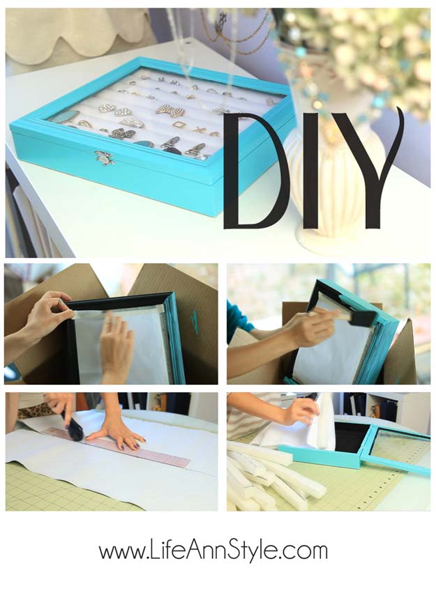 DIY Gifts for Teens - Tiffany & Co inspired Jewelry Box - Cool Ideas for Girls and Boys, Friends and Gift Ideas for Teenagers. Creative Room Decor, Fun Wall Art and Awesome Crafts You Can Make for Presents #teengifts #teencrafts