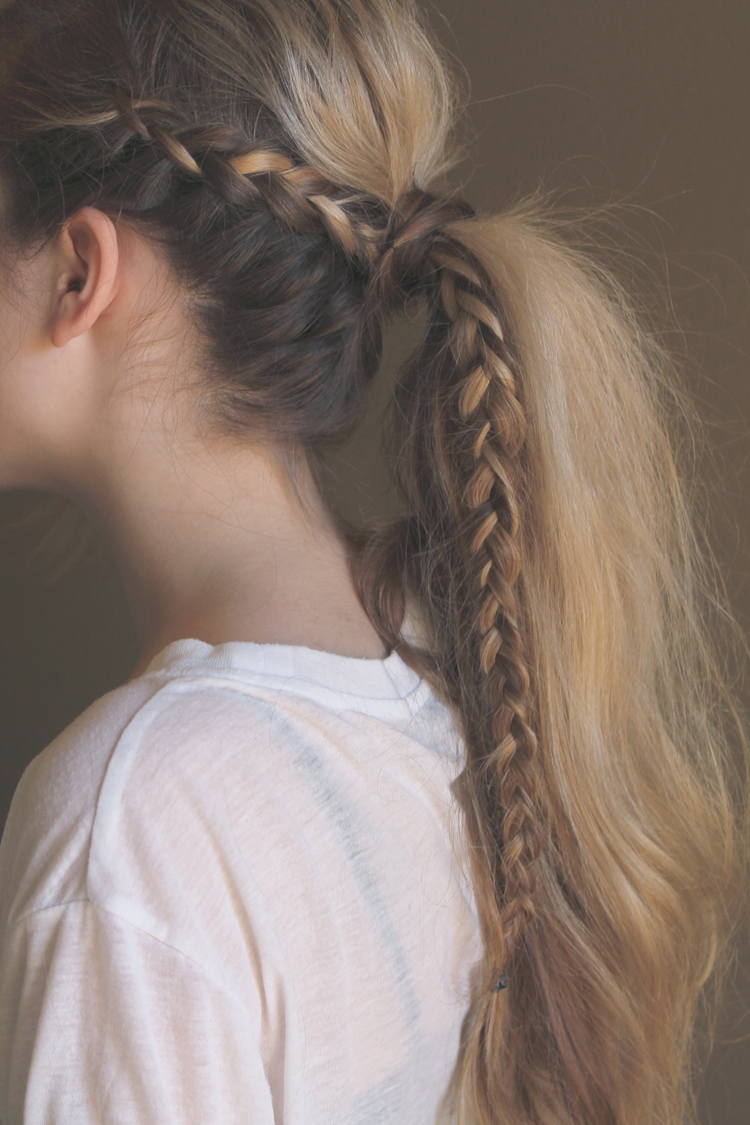 Cool and Easy DIY Hairstyles - Messy Braided Ponytail - Quick and Easy Ideas for Back to School Styles for Medium, Short and Long Hair - Fun Tips and Best Step by Step Tutorials for Teens, Prom, Weddings, Special Occasions and Work. Up dos, Braids, Top Knots and Buns, Super Summer Looks #hairstyles #hair #teens #easyhairstyles #diy #beauty