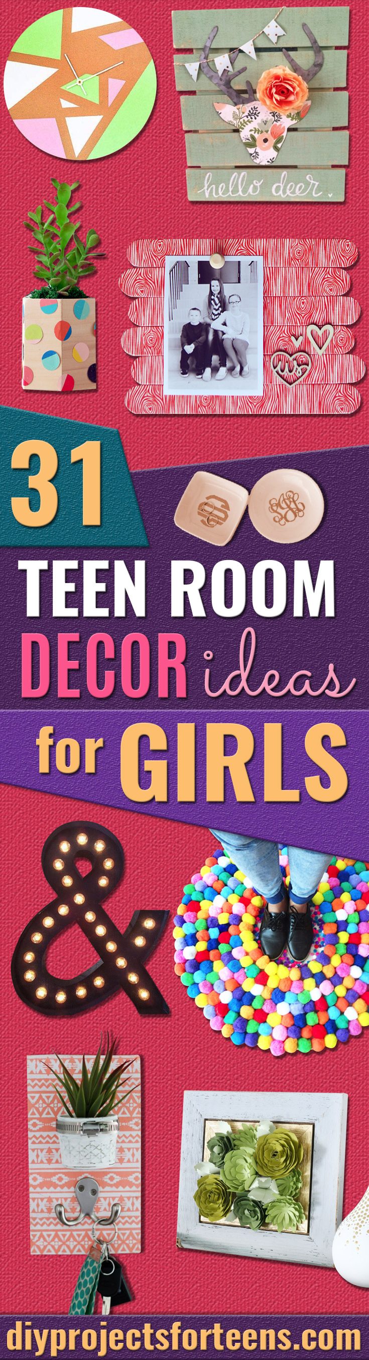 31 Teen Room Decor Ideas for Girls