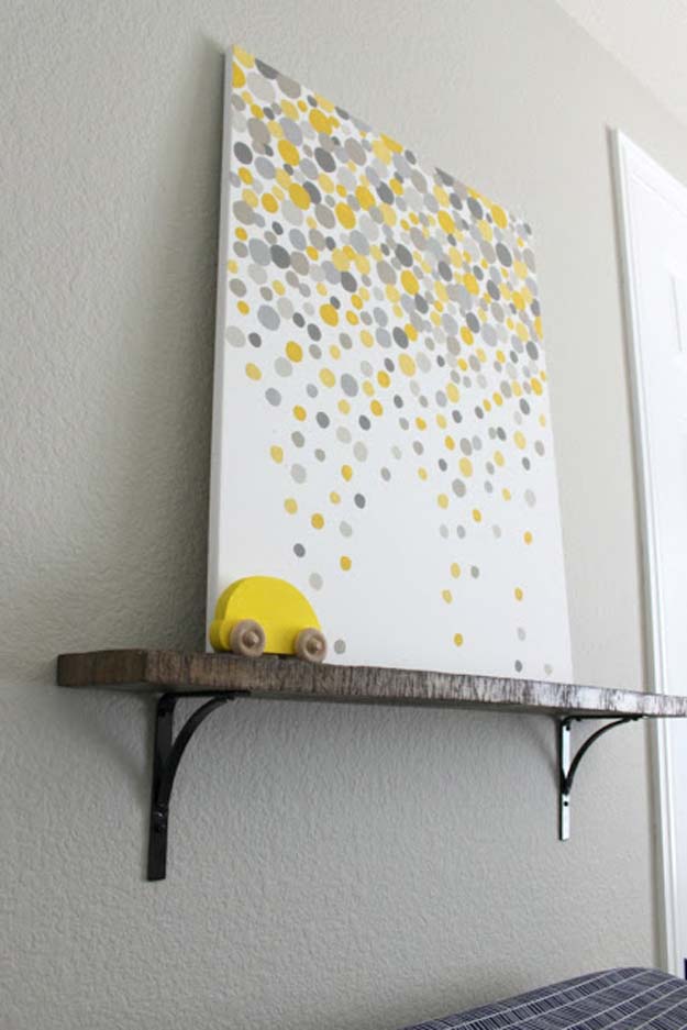 DIY Polka Dot Crafts and Projects - DIY Polka Dot Art Gallery - Cool Clothes, Room and Home Decor, Wall Art, Mason Jars and Party Ideas, Canvas, Fabric and Paint Project Tutorials - Fun Craft Ideas for Teens, Kids and Adults Make Awesome DIY Gifts