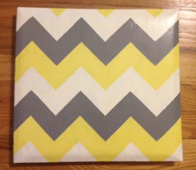 Best DIY Chevron Projects - DIY Chevron Scrapbook - DIY Wall Art, Home and Room Decor, Canvas Crafts With Chevrons, Furniture and Chairs, Decorations With Paint Ideas Using Chevron Patterns for Bedroom, Bathroom and Teens Rooms. Learn How To Tape Chevron Art With Easy To Follow Step by Step Tutorials 