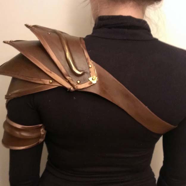 Cool Steampunk DIY Ideas - DIY Elvish Pauldrons - Easy Home Decor, Costume Ideas, Jewelry, Crafts, Furniture and Steampunk Fashion Tutorials - Clothes, Accessories and Best Step by Step Tutorials - Creative DIY Projects for Adults, Teens and Tweens