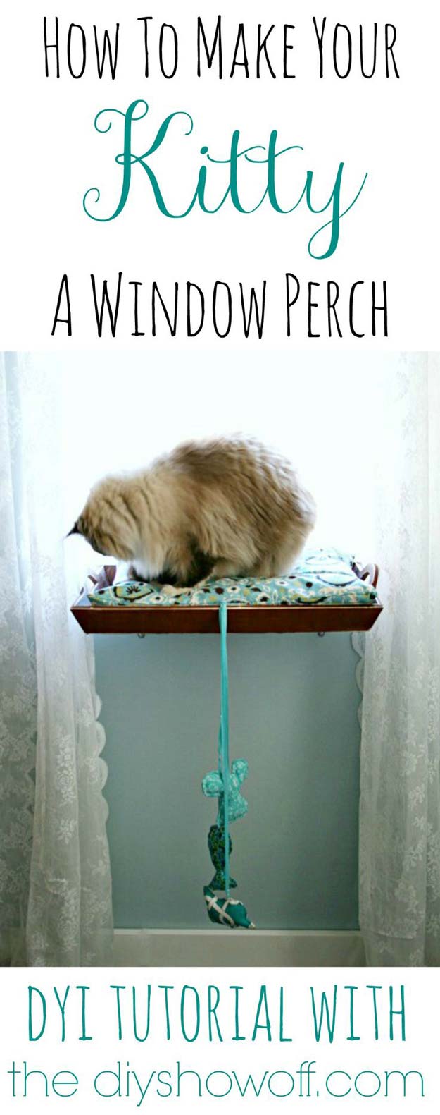 DIY Projects for Your Pet - Easy DIY Kitty Window Perch - Cat and Dog Beds, Treats, Collars and Easy Crafts to Make for Toys - Homemade Dog Biscuits, Food and Treats - Fun Ideas for Teen, Tweens and Adults to Make for Pets 