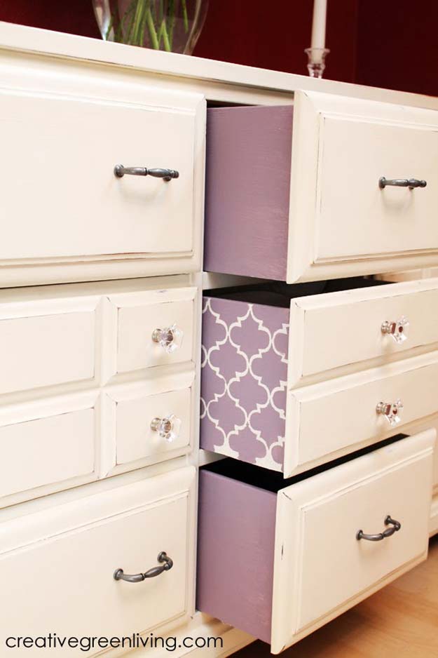 DIY Purple Room Decor - DIY Sideboard - Best Bedroom Ideas and Projects in Purple - Cool Accessories, Crafts, Wall Art, Lamps, Rugs, Pillows for Adults, Teen and Girls Room 