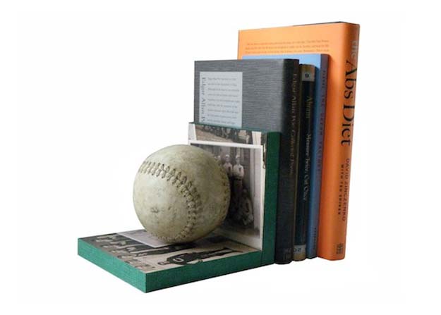 Cool DIY Gifts to Make For Your Boyfriend - DIY Baseball Book End - Easy, Cheap and Awesome Gift Ideas to Make for Guys - Fun Crafts and Presents to Give to Boyfriends - Men Love These Gift Card Holders, Mason Jar Kits, Thoughtful Handmade Christmas Gifts - DIY Projects for Teens #diygifts #teencrafts