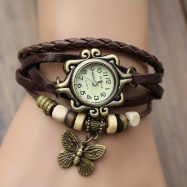 Cool Steampunk DIY Ideas - DIY Watch - Jewelry - Easy Home Decor, Costume Ideas, Jewelry, Crafts, Furniture and Steampunk Fashion Tutorials - Clothes, Accessories and Best Step by Step Tutorials - Creative DIY Projects for Adults, Teens and Tweens