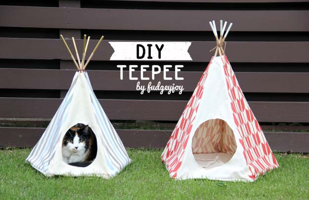 DIY Projects for Your Pet - Do It Yourself Pet Teepee- Cat and Dog Beds, Treats, Collars and Easy Crafts to Make for Toys - Homemade Dog Biscuits, Food and Treats - Fun Ideas for Teen, Tweens and Adults to Make for Pets 