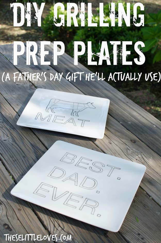 DIY Christmas Presents To Make For Parents - DIY Personalized Grill Prep Plates - Cute, Easy and Cheap Crafts and Gift Ideas for Mom and Dad - Awesome Things to Make for Mothers and Fathers - Dollar Store Crafts and Cool Things to Make on A Budger for the Holidays - DIY Projects for Teens #diygifts #diyteens #teengifts #teencrafts #christmasgifts