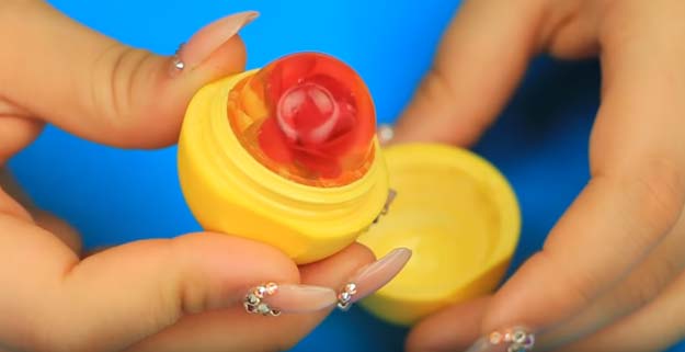 Best DIY EOS Projects - DIY EOS Flower Jelly - Turn Old EOS Containers Into Cool Crafts Ideas Like Lip Balm, Galaxy, Gumball Machine, and Watermelon - Fun, Cheap and Easy DIY Projects Tutorials and Videos for Teens, Tweens, Kids and Adults s