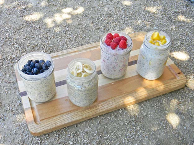 Cool and Easy Recipes For Teens to Make at Home - Oatmeal With a Mason Jar - Fun Snacks, Simple Breakfasts, Lunch Ideas, Dinner and Dessert Recipe Tutorials - Teenagers Love These Fun Foods that Are Quick, Healthy and Delicious Ideas for Meals 