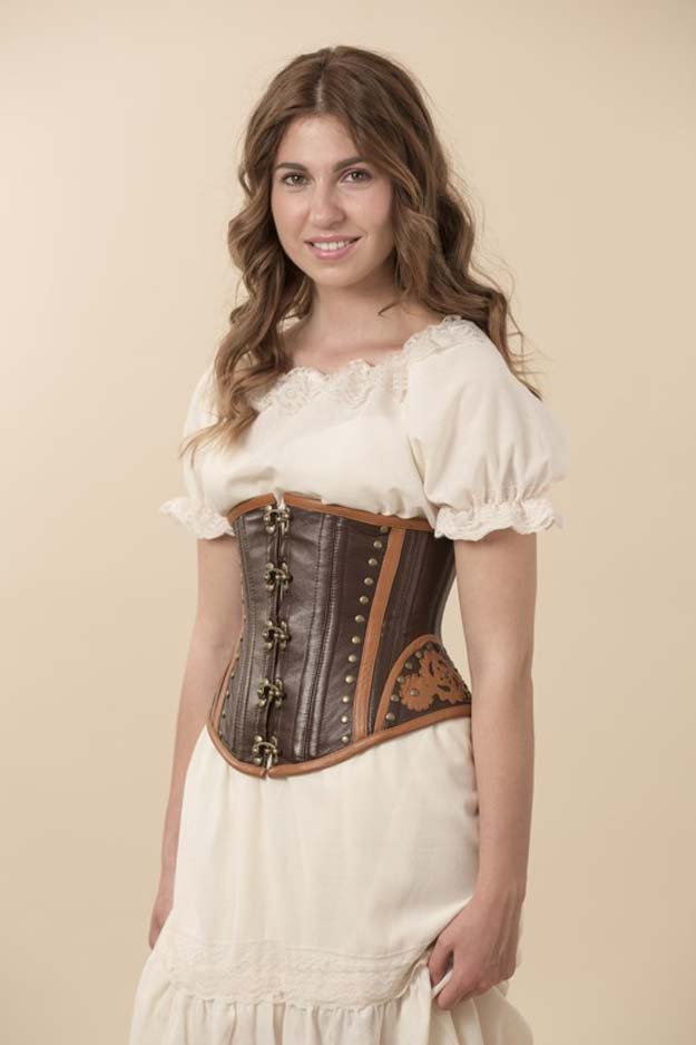 Cool Steampunk DIY Ideas - DIY Steampunked Corset - Easy Home Decor, Costume Ideas, Jewelry, Crafts, Furniture and Steampunk Fashion Tutorials - Clothes, Accessories and Best Step by Step Tutorials - Creative DIY Projects for Adults, Teens and Tweens