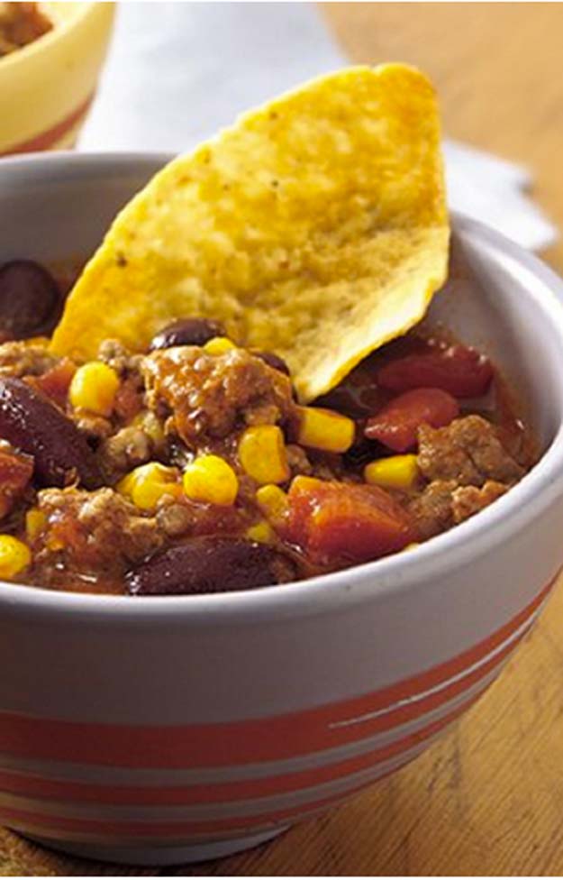 Cool and Easy Recipes For Teens to Make at Home - Taco Corn Chili - Fun Snacks, Simple Breakfasts, Lunch Ideas, Dinner and Dessert Recipe Tutorials - Teenagers Love These Fun Foods that Are Quick, Healthy and Delicious Ideas for Meals 