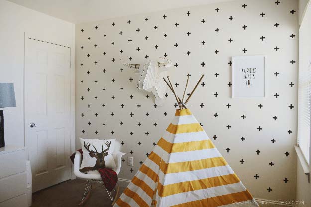 DIY Wall Art Ideas for Teen Rooms - DIY Washi Tape Wall Decals - Cheap and Easy Wall Art Projects for Teenagers - Girls and Boys Crafts for Walls in Bedrooms - Fun Home Decor on A Budget - Cool Canvas Art, Paintings and DIY Projects for Teens 