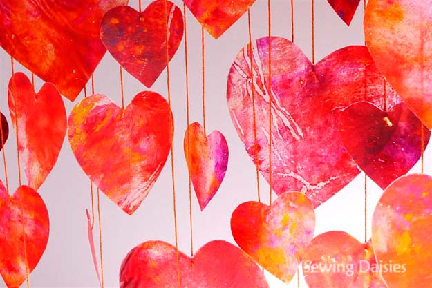 DIY Valentine Decor Ideas - Martha's Crayon Heart - Cute and Easy Home Decor Projects for Valentines Day Decorating - Best Homemade Valentine Decorations for Home, Tables and Party, Kids and Outdoor - Romantic Vintage Ideas - Cheap Dollar Store and Dollar Tree Crafts 
