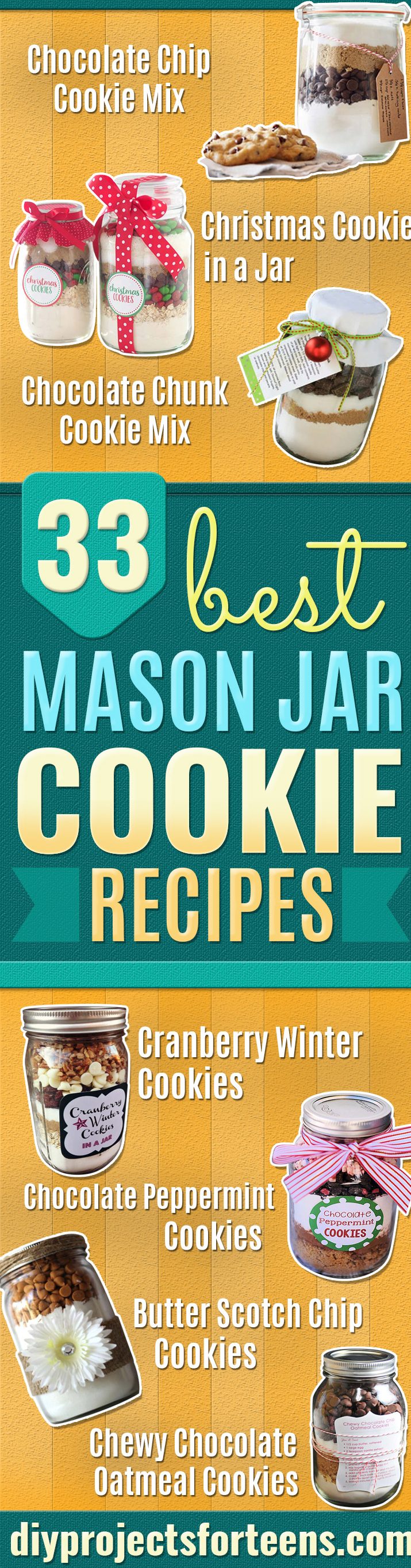 33 Best Mason Jar Cookie Recipes