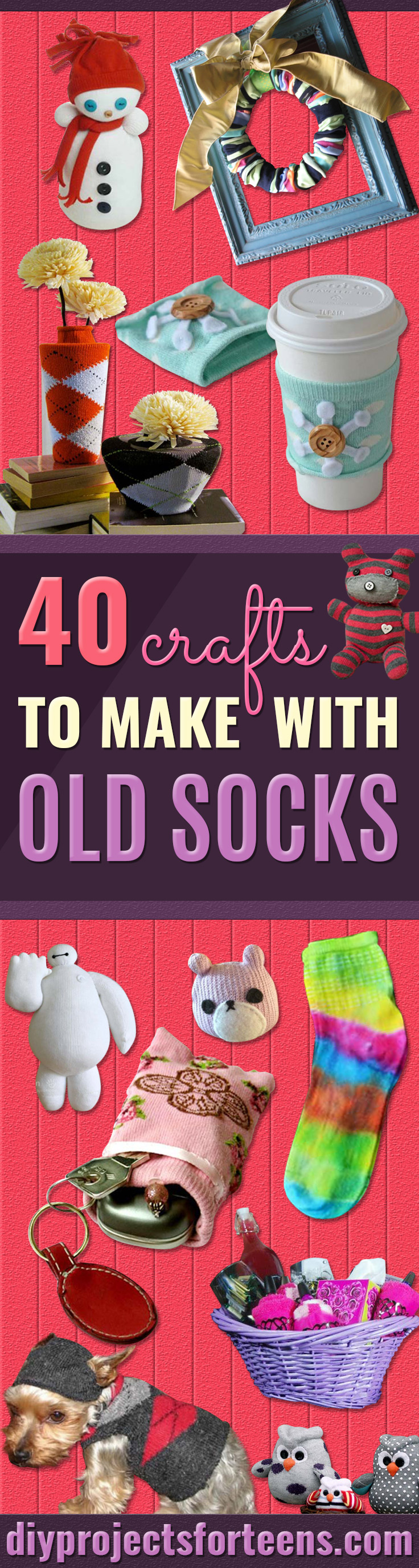 40 Creative Crafts to Make With Old Socks